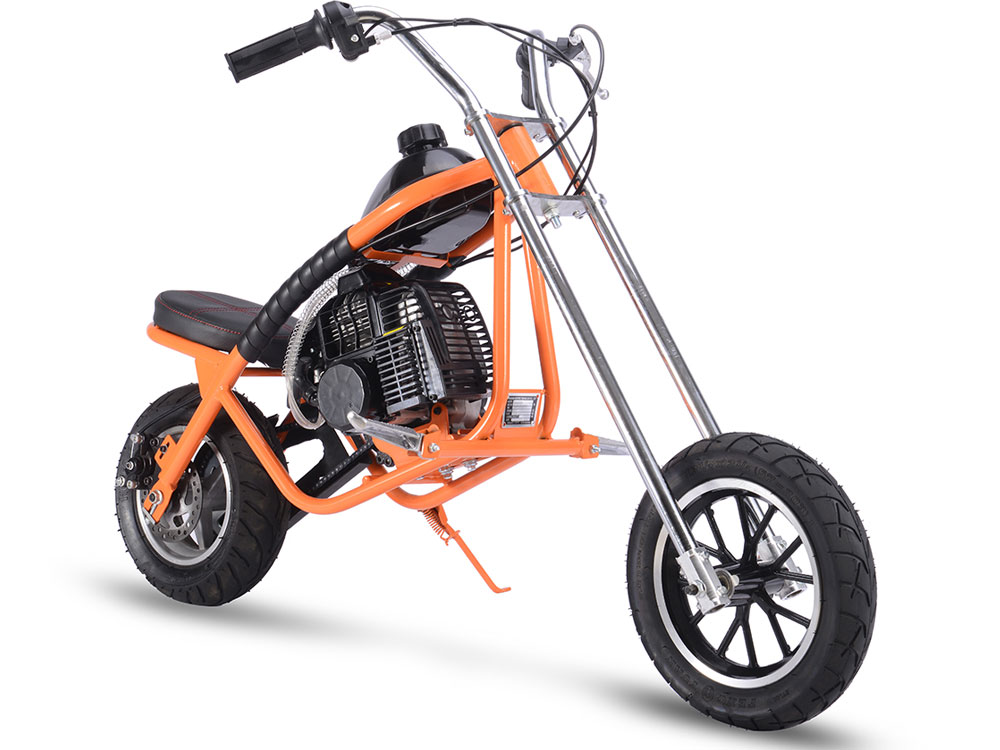 mototec gas mini chopper 49cc black